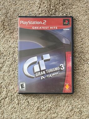Sony Gran Turismo 3 A-Spec PlayStation 2 Game (Red/Blue/Black)